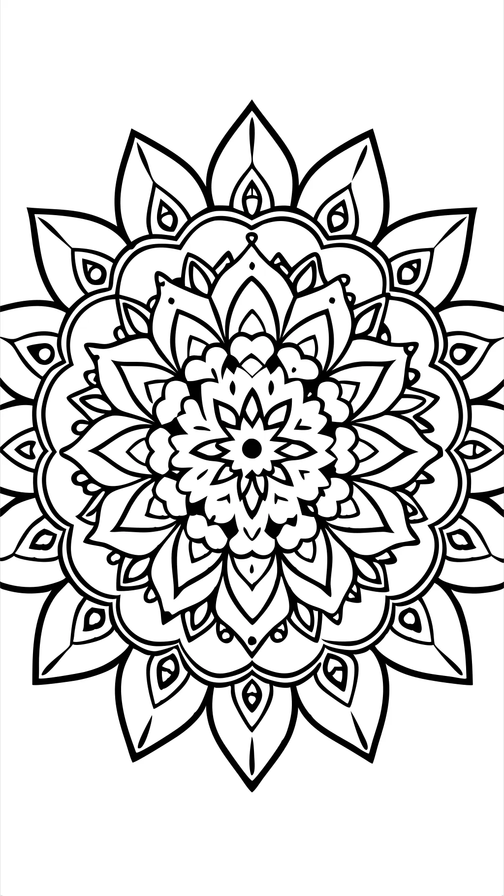 coloring pages mandala